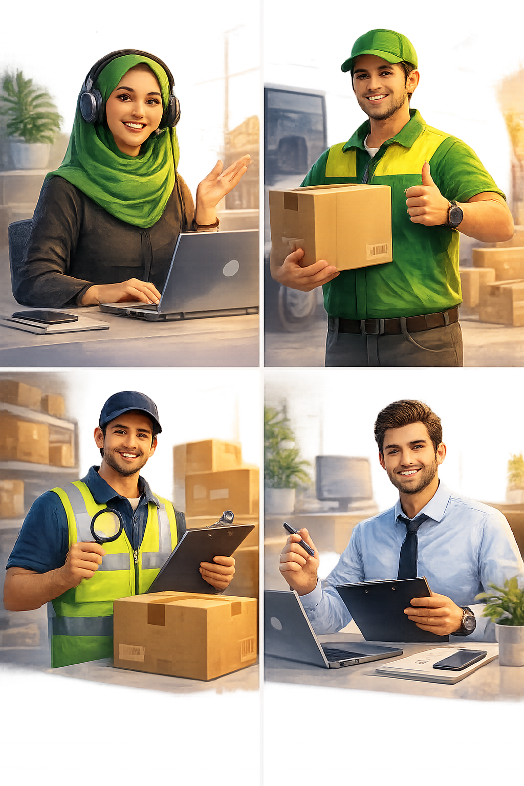 Customer support illustration for Bazarpati.com